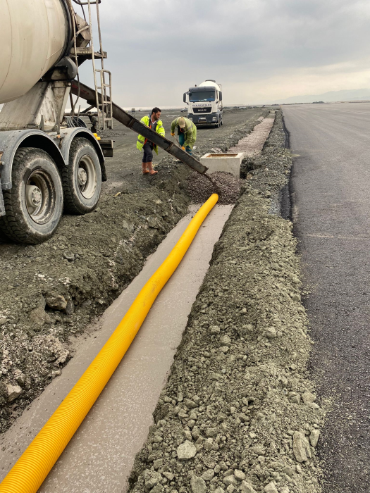 Pist Drenaj Kanal İmalatı